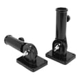 thumbnail image 2 of 2 set 2 in 1 Multifunctional Adjustable Flagpole Bracket Heavy Duty Aluminum All Weather Flag Holder(Black), 2 of 6