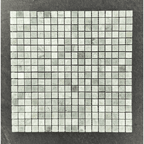 5/8" x 5/8" Ming Green Marble Mosaic Wall & Floor Tile - Case (10 Sheets)