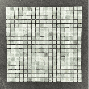 5/8" x 5/8" Ming Green Marble Mosaic Wall & Floor Tile - Case (10 Sheets)