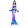 thumbnail image 4 of Girls Swimming Mermaid Tail Sets Kids Mermaid Swimsuit, 4 of 6