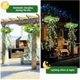 thumbnail image 5 of Outdoor Solar Ivy Lights - Artificial Plant Lights with Waterproof Design, Hanging Decor for Gardens, Balconies & Patios, Perfect Holiday Lighting, 29.9*7.87in, Green, 5 of 9