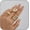 B Gold, variant on Chunky Gold Rings for Women, Adjustable Round Dome Ring Set Open Bold Thick Rings Minimalist Solid Ring Band Stackable Statement Jewelry