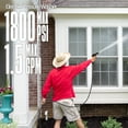 thumbnail image 7 of DAIMOT Portable Pressure Washer, 1800 PSI Peak Cold Water Electric Pressure Washer, 1.5 GPM Flow Corded Electric Power Washer for Cleaning Cars, Siding, Driveways, Fencing, 7 of 7