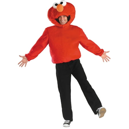 Elmo Adult Halloween Costume, Size: Men's 42-46 - One