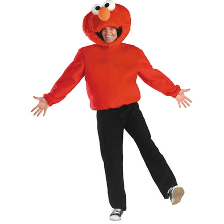 Elmo Adult Halloween Costume, Size: Men's 42-46 - One Size