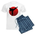 thumbnail image 6 of CafePress - KARATE Keri Men's Light Pajamas - Men's Light Loose Fit Cotton Pajama Set, 6 of 7
