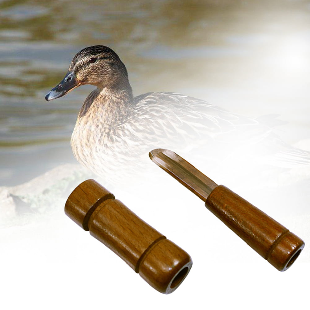 Durable Duck Call Wood Whistle Decoy Bird Pheasant Caller Outdoor Hunting 