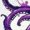 Purple/White, variant on Octopus T-Shirt Graphic Tee Streetwear Top Urban Trendy Design Cotton Casual comfort Black S-5XL