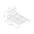 thumbnail image 4 of Queer Eye Albany Metal Platform Bed Frame, Bronze, Full Size, 4 of 8