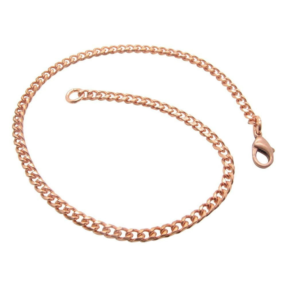 Copper Anklet 9 Inch Solid Copper Anklet, 1/8 of an inch wide, CA009G