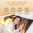 thumbnail image 3 of Naloa Sunset Dancing Dolphin A Super Soft 20x60 Body Pillow Case,Long Side Hidden Zipper（PILLOWS ARE NOT INCLUDED）, 3 of 6
