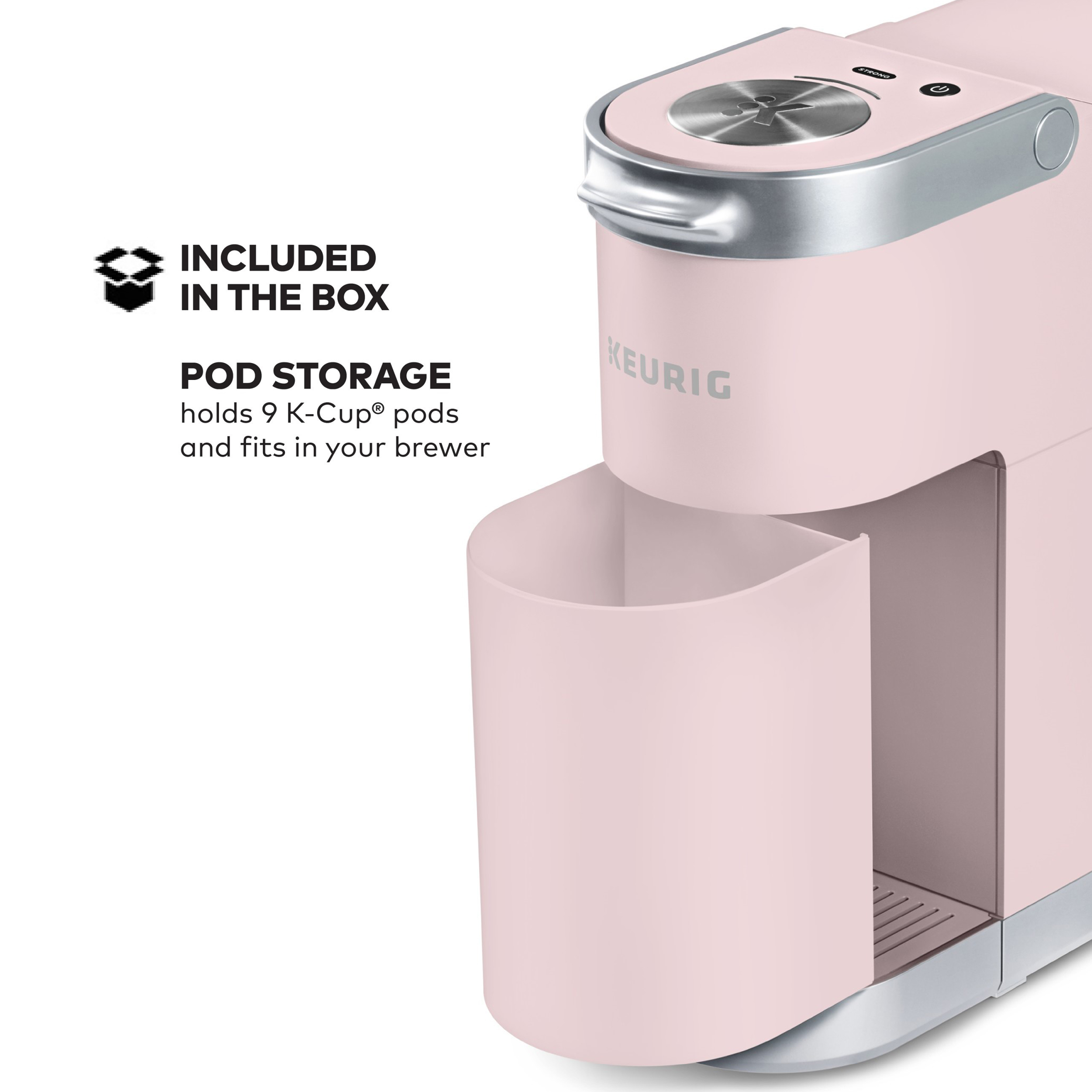 Keurig K-Mini Plus Single-Serve Coffee Maker, Dusty Rose photo 6