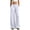 White -AS20, variant on Nestiefly Sweatpants Women Baggy Wide Leg Pants with Pockets | Straight Leg High Waisted Fleece Fall Winter Sweatpants Royal Blue L