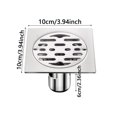 thumbnail image 2 of Stainless Steel Floor Drain Grille Quick Suitable for Kitchen and Bathroom Shower Rooms, 2 of 5