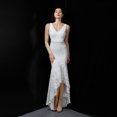 thumbnail image 1 of Vestido de noche para mujer, escote en V, sexy, para fiestas nocturnas, cenas, anfitrionas, 1 of 5