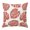Red, Maroon, White, variant on Throw Pillow Covers 24x24 Inch, Yellow Monstera Leaf Decorative Pillow Cases for Couch Sofa Bed, Tropical Plant Foliage Botanical Boho Cotton Linen Square Home Decor Pillowcases with Hidden Zipper
