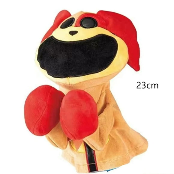 Smiling Critters Plush Cat Toy Puppet Hand Puppet Husky Boxing Puppet Finger Battle Sound Plush Toy Doll Birthday Gift