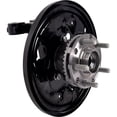 thumbnail image 3 of Rear Passenger Side Loaded Knuckle Assembly Compatible with 2001-2008 Subaru Forester 2.5L H4 With Rear Drum Brake Bearing Hub Dust Shield 28419FE001, 3 of 8