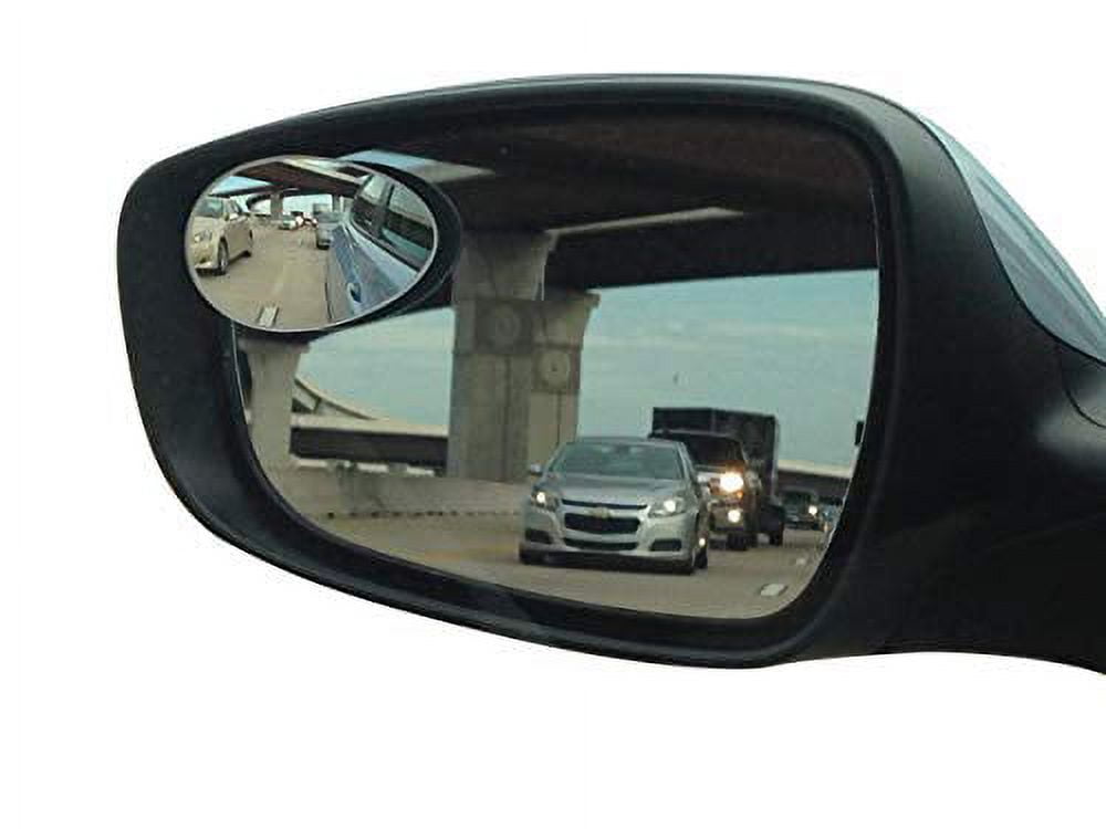 Blind Spot Car Mirrors: Semi Oval Convex Rear View/Side Car Mirror  |Automotive Exterior Accessories | Blindspot Stick On Mirror For Car By  Utopicar