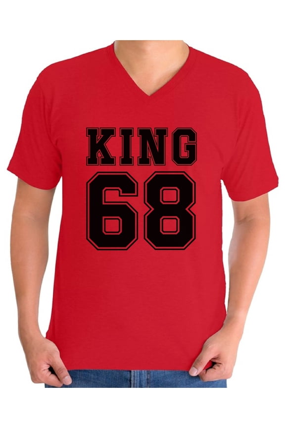 Men's Martin Luther King Graphic V-neck T-shirt Tops King 1968 Shirt