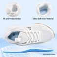 thumbnail image 5 of Ecetana Walking Shoes for Women Comfortable Breathable Non Slip Sneakers Casual Slip On Tennis Shoe, 5 of 7