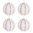 thumbnail image 1 of 4 piezas de adornos de espuma con purpurina de bolas de Navidad de 3,15 pulgadas para decoraciones de árboles de Navidad Zhivalor CPB-SSW432-1, 1 of 5