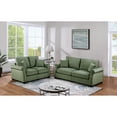 thumbnail image 3 of Corduroy In Sage For A Cozy Living Space With Pillows Included Modern Couch Rolled Arm Rests And Back, 3 of 5