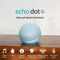 thumbnail image 1 of Echo Dot (5.a generación, 2022) con reloj | Altavoz inteligente con reloj y Alexa |, 1 of 5