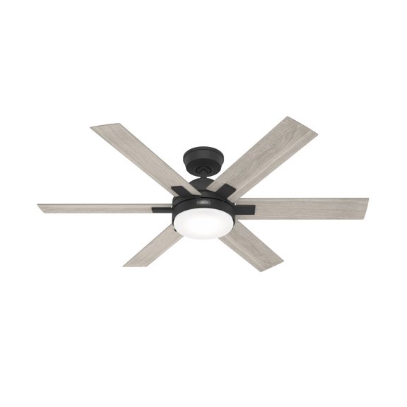 Hunter Fans - Georgetown - 6 Blade Ceiling Fan with Light Kit In Modern