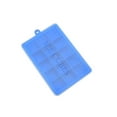 thumbnail image 1 of Home Ice Cube Tray Molds with Lid Silicone Reusable Squared Cubes Cream Moulds Removable Freezer Maker Kitchen Making Dark Blue, 1 of 7