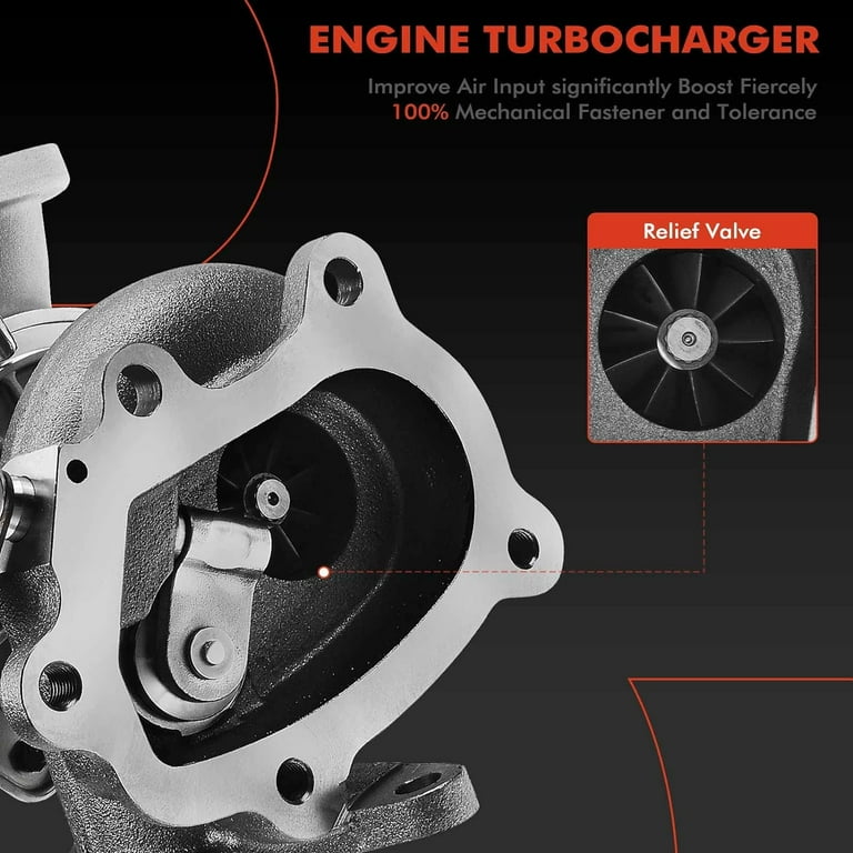 A-Premium Complete Turbo Turbocharger Kit Wastegate Actuator