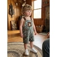 thumbnail image 3 of Toddler Baby Boy Hunting Clothes Camouflage Sleeveless Mallard Overalls Shorts Infant Jumpsuit, 3 of 8