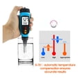 thumbnail image 3 of PH818M PH Meter For Food Processing 2 In 1 Food PH Tester Solution Temperature Meter LCD Backlight Digital PH Meter, 3 of 7