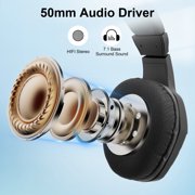 Gaming Headset Fit for PC & Gaming Consoles PS5, PS4, Xbox Series X | S, Xbox ONE, Switch, Stereo Sound Wired Headphones with Noise Cancelling Mic & in-Line Control
