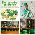 thumbnail image 3 of BESTYASH 4Ud Colgante Hojas Glitter Verde Para Fiesta San Y Celebraciones, 3 of 8