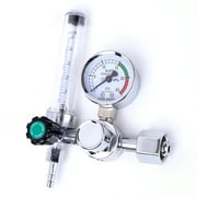 Carevas Argon and CO2 Mig Tig Regulator 0-25Mpa -Meter Gas Welding Flowmeter Reducer for Weld Gauge Pressure Red