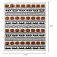 thumbnail image 5 of My Texas House Halloween Pumpkins and Bats Cotton Knit Throw, Multicolor, 50" x 60", 5 of 5