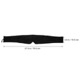 thumbnail image 3 of Miangastore 1Pack Light Blocking Eye Mask Cotton Black Comfortable Blindfold for Travel, 3 of 9