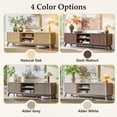 thumbnail image 7 of KeyWhat 70" TV Stand with 2 Soft Close Door, Modern Entertainment Center Console Table, Media Furniture for Living Room, Alder Grey, 7 of 7
