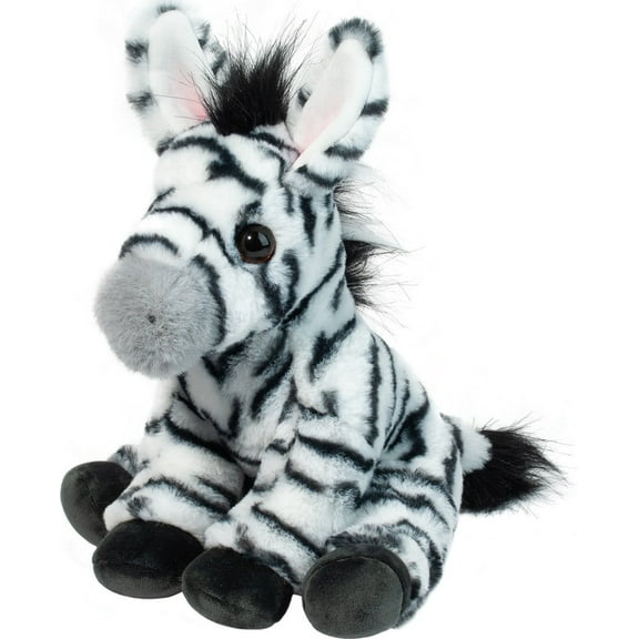Douglas 10" Zadie Soft Zebra Plush Stuffed Animal Toy #4673