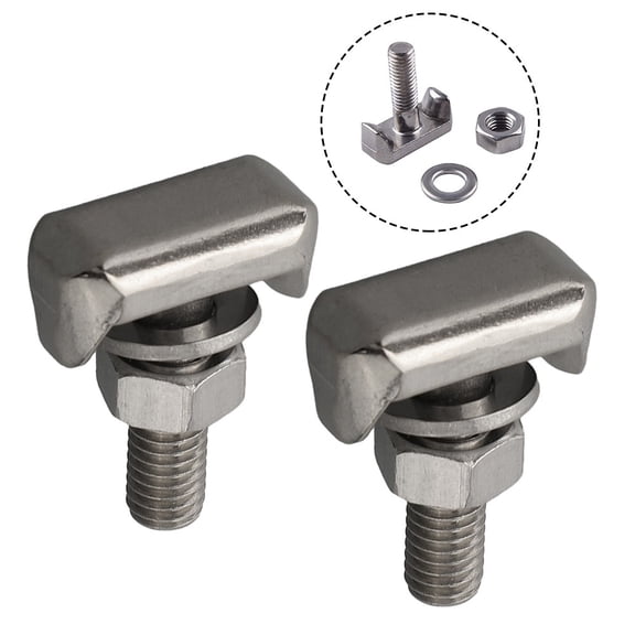 T-Bolt Stainless Steel Battery Terminal Connectors Cable Screw Car Accessories