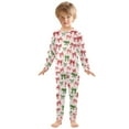 thumbnail image 3 of joogoo Bows-b2 2 Piece Long Sleeve Tee and Pants Cotton Pajama Set 4T, 3 of 7