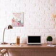 thumbnail image 3 of Stupell Industries Woman Can Do Anything Flower Inspirational Word Design Canvas Wall Art by Jadei Graphics, 3 of 3
