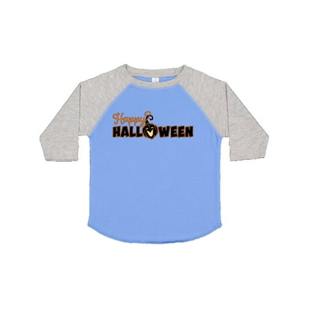 

Inktastic Happy Halloween Laughing Jack-o-Lantern in Orange and Black Gift Toddler Boy or Toddler Girl T-Shirt