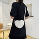 thumbnail image 5 of Bolso de moda para mujer Bolso de corazón para mujer Bolsos de mano Bolso de cuero PU (Blanco), 5 of 7