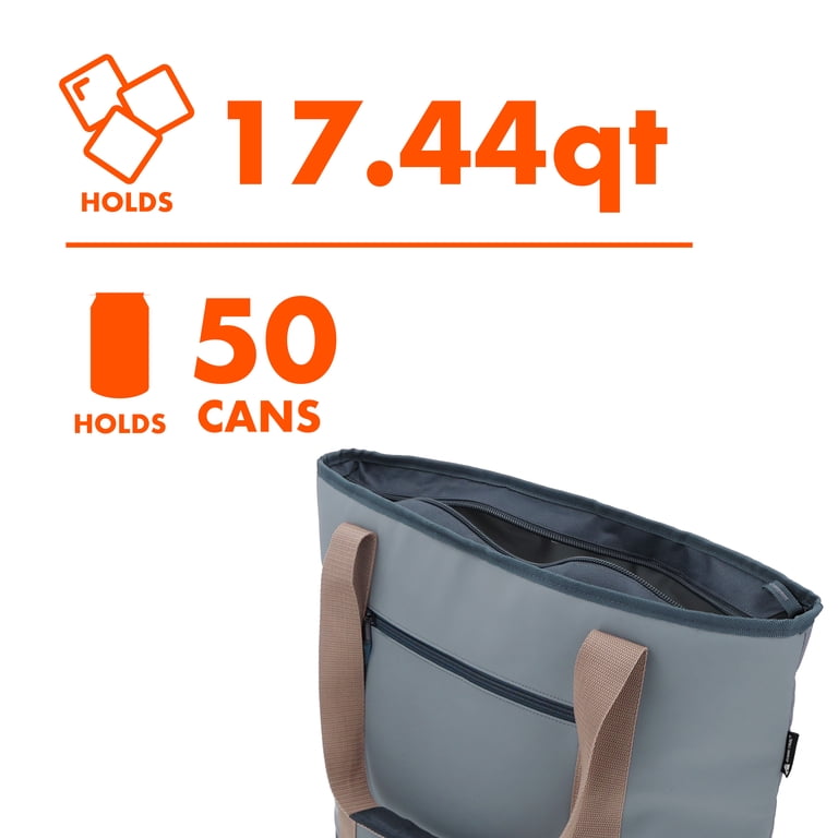 Ozark Trail 50-Can Soft-Sided Cooler Tote, Gray photo 3
