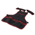 thumbnail image 3 of Apron, Tool Storage Apron, Waterproof For Electricians Woodworkers Carpenters Machinists Red Edge, 3 of 8