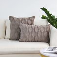 Plush Short Wool Velvet Decorative Throw Pillow Covers Luxury Style