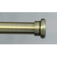 thumbnail image 2 of Urbanest Forged Iron Button Curtain Rod, Antique Brass, 28"-48", 2 of 2
