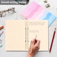 thumbnail image 4 of FORMRS 1-Subject Spiral Notebook 8" x 5" College Ruled 60 Refillable Sheet A5 Hard Cover, 2 Pack, Light Pink Stripes, 4 of 7